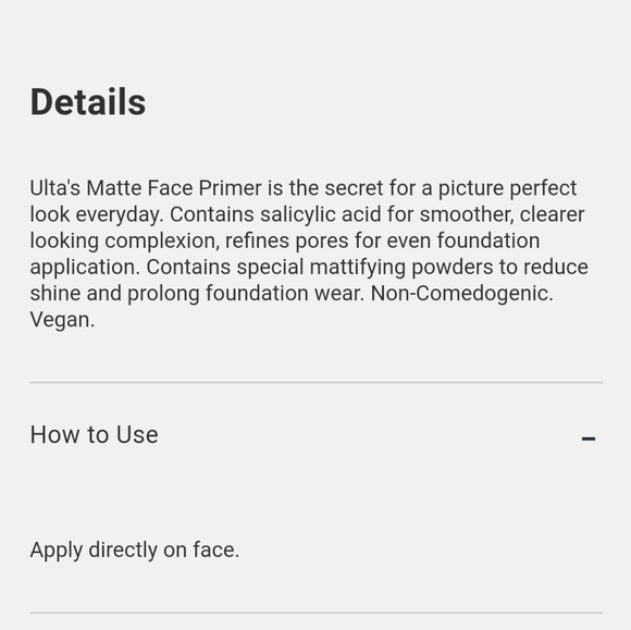 4 TRAVEL ULTA BEAUTY MATTIFYING FACE PRIMERS. - Picture 3 of 5